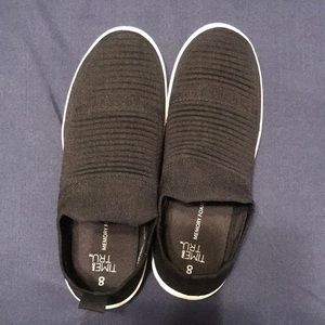 Black slip on shoes